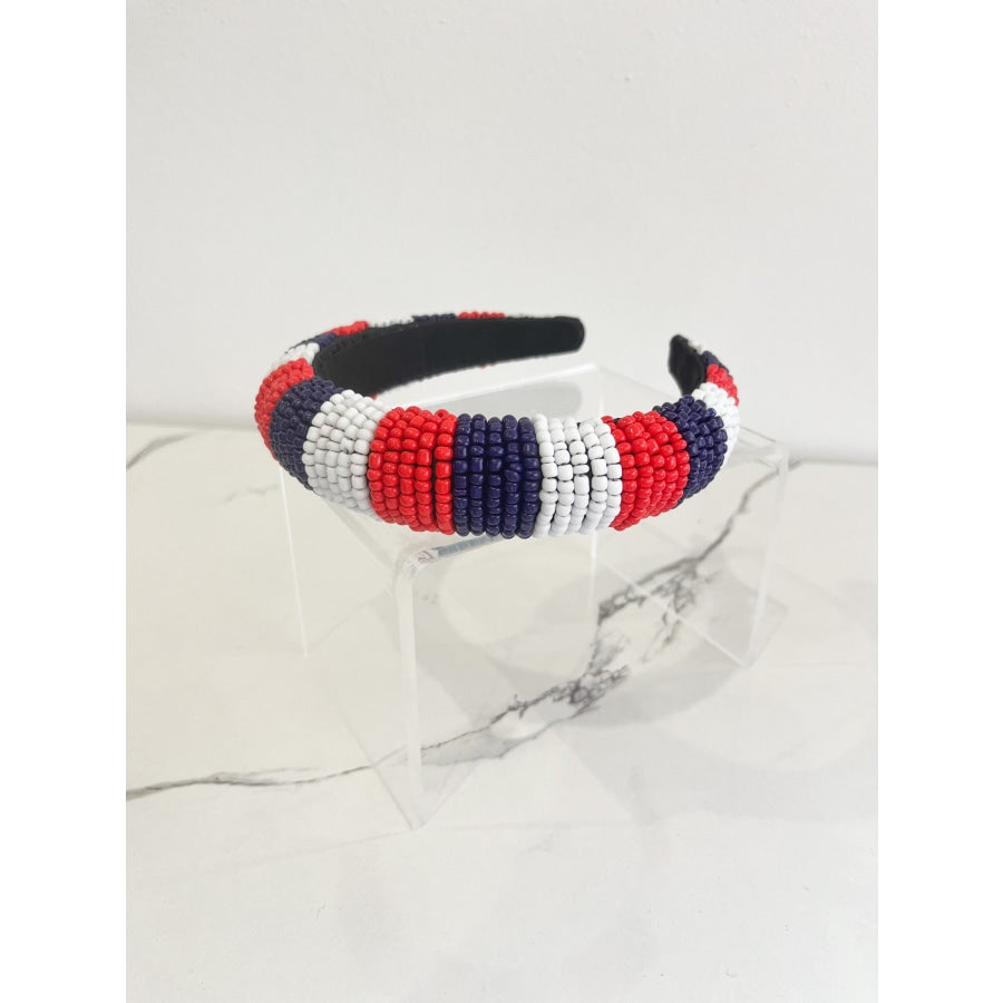 Liberty Striped Beaded Headband WS 600 Accessories