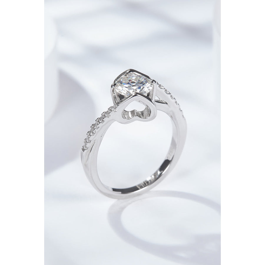 Limitless Love Platinum-Plated Moissanite Ring