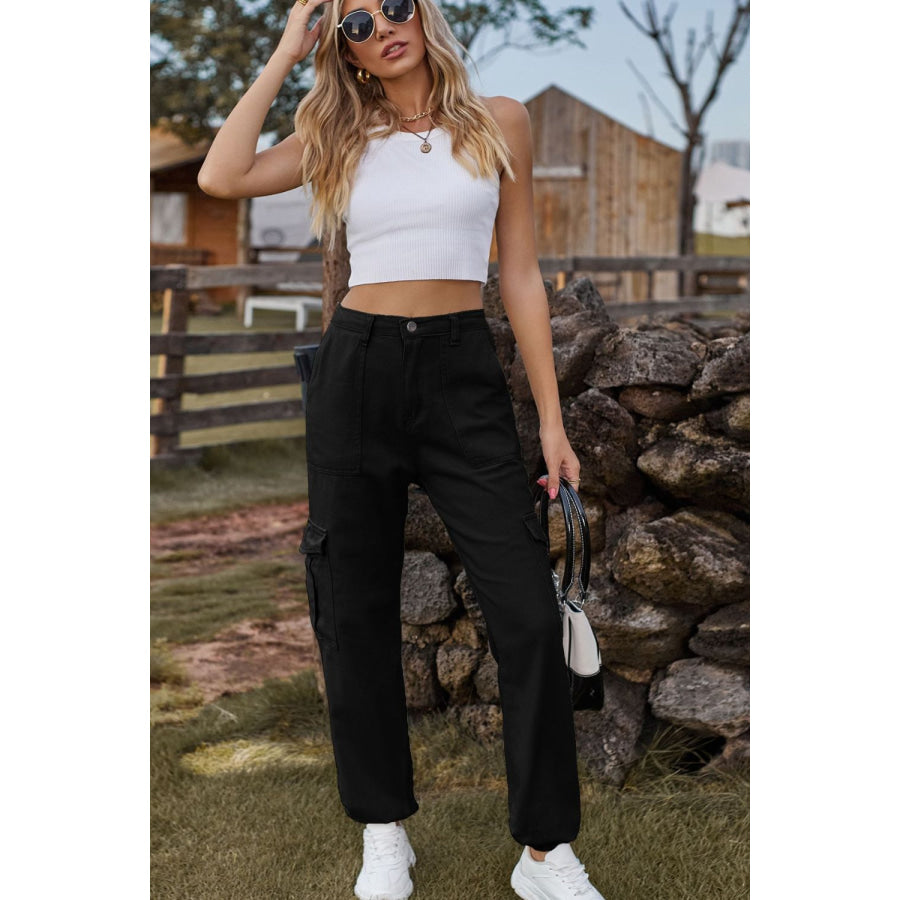 Long Jeans with Pocket