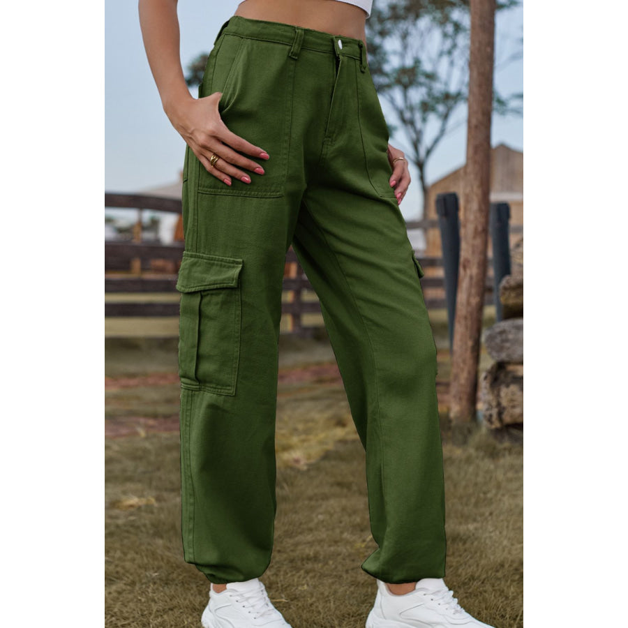 Long Jeans with Pocket