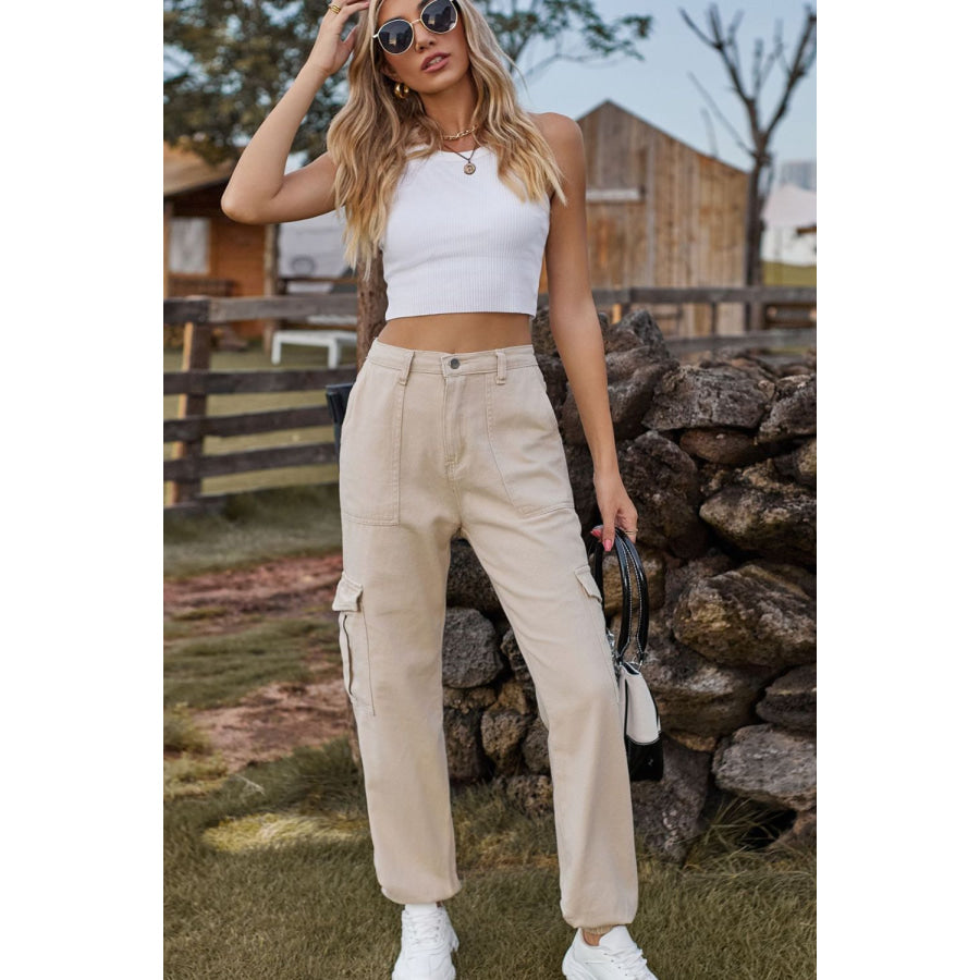 Long Jeans with Pocket