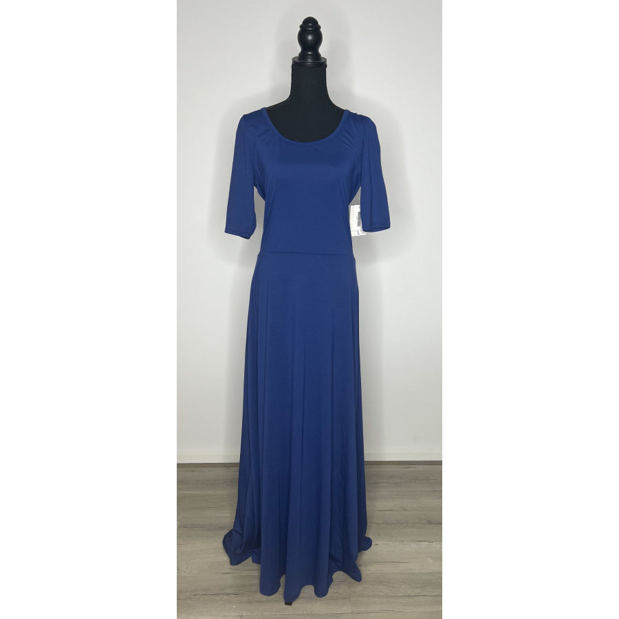 LuLaRoe Ana - Size Large L / Blue Dresses