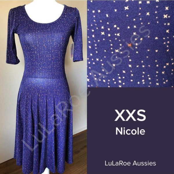 Sandee Rain Boutique - LuLaRoe Nicole Skater Dress - Size XXS LuLaRoe  Dresses Dresses