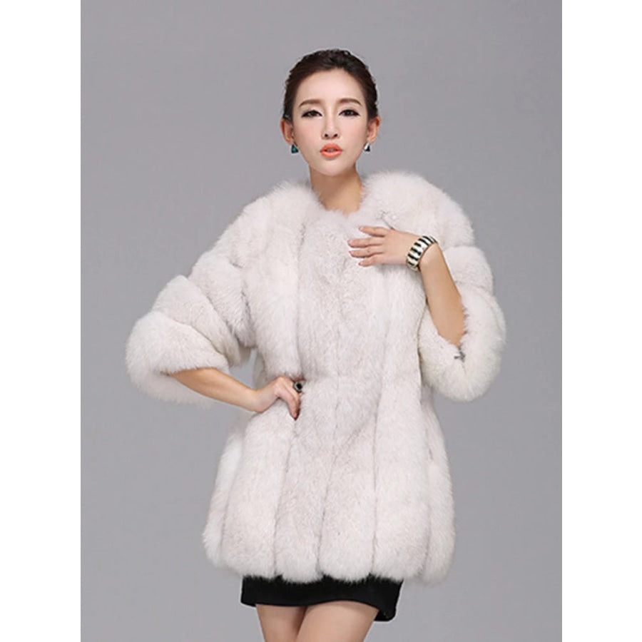 Luxury Faux Fox Fur Coat - Assorted Colours Fuchsia / XXL Women’s Fashion - Women’s Clothing - Jackets & Coats - Faux Fur