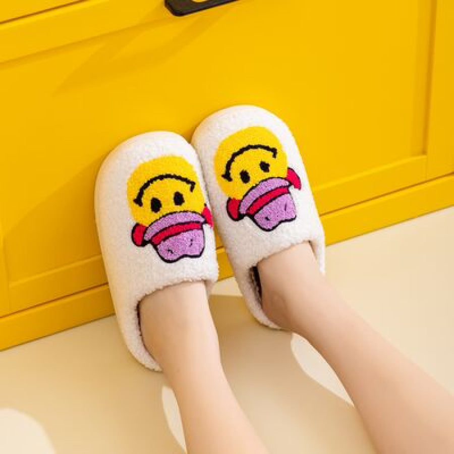 Melody Smiley Face Slippers COWBOYSMILE / S Apparel and Accessories