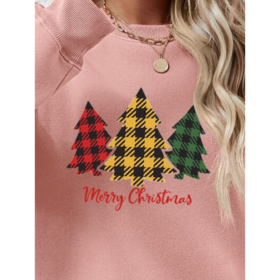 MERRY CHRISTMAS Dropped Shoulder Sweatshirt Clothing