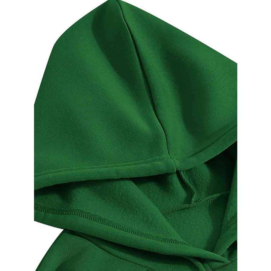 MERRY CHRISTMAS Graphic Drawstring Hoodie