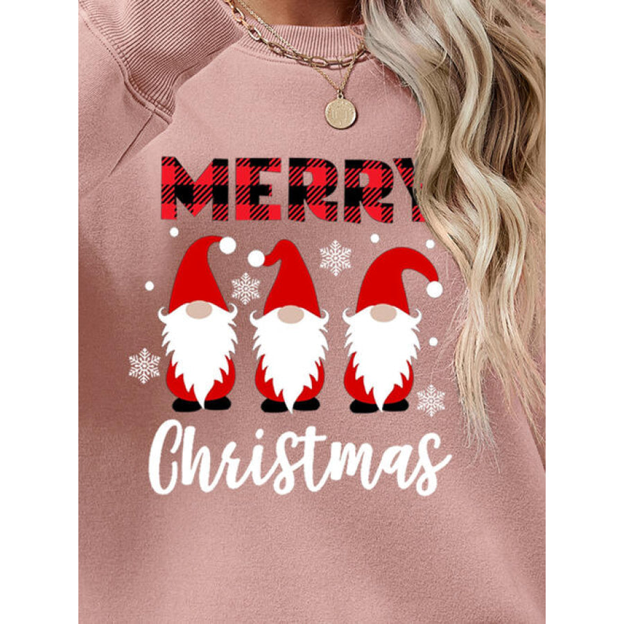 MERRY CHRISTMAS Long Sleeve Sweatshirt Women’s Fashion Clothing