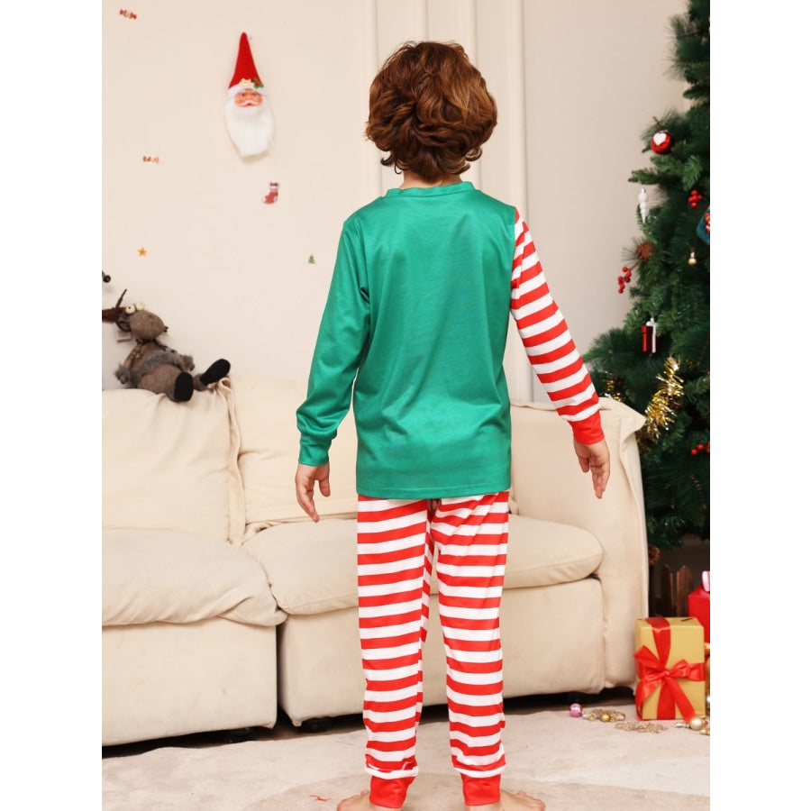 MERRY CHRISTMAS Top and Pants Set Mid Green / 2T