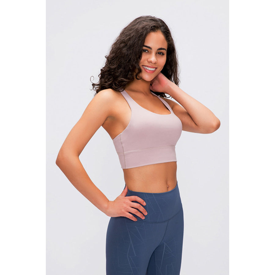 Millennia Double X Sports Bra - Basic Colors Pink / S Apparel and Accessories