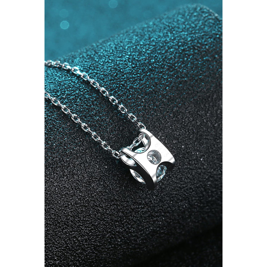 Moissanite 925 Sterling Silver Necklace Silver / One Size