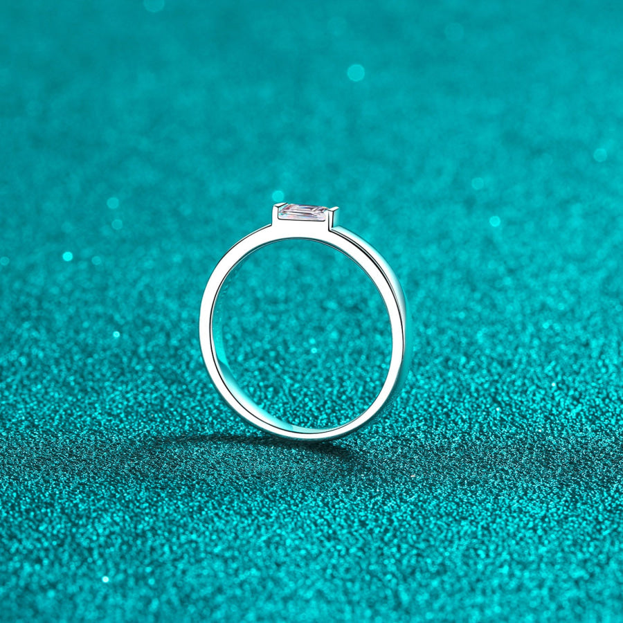 Moissanite 925 Sterling Silver Ring Apparel and Accessories