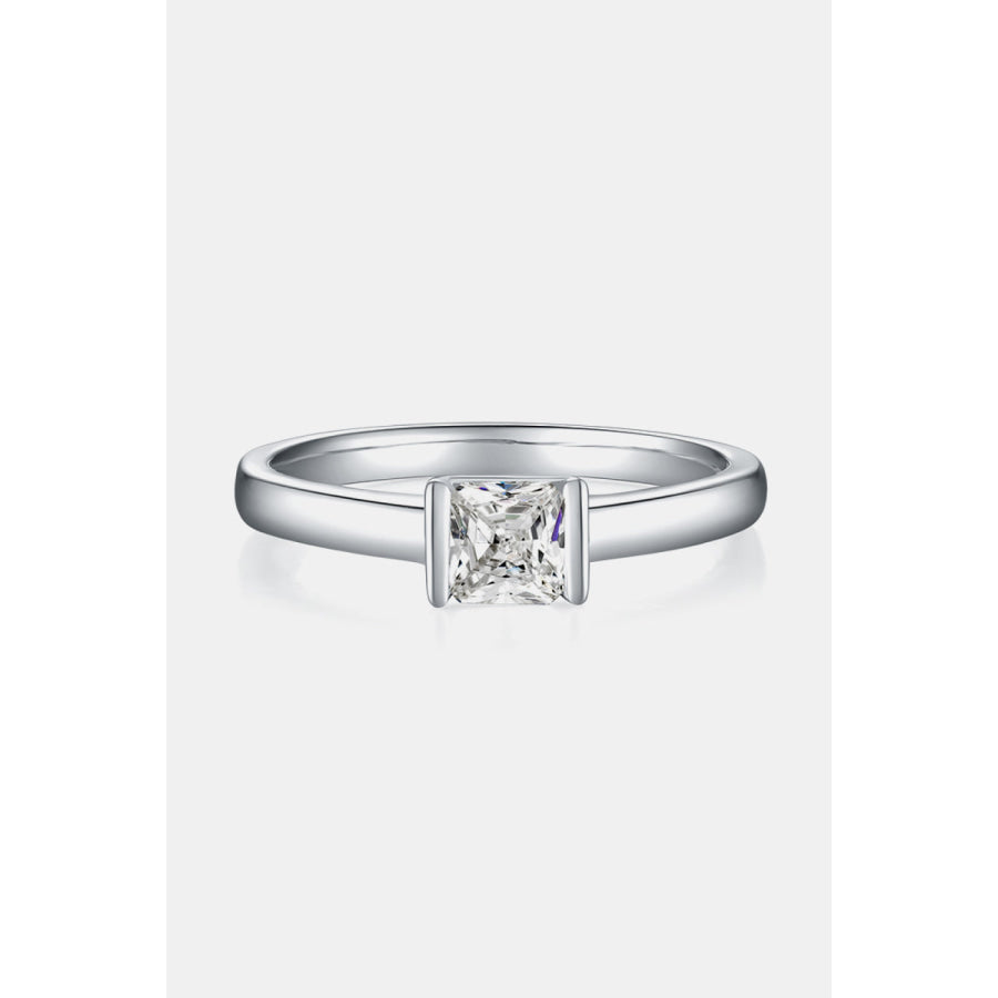 Moissanite 925 Sterling Silver Solitaire Ring