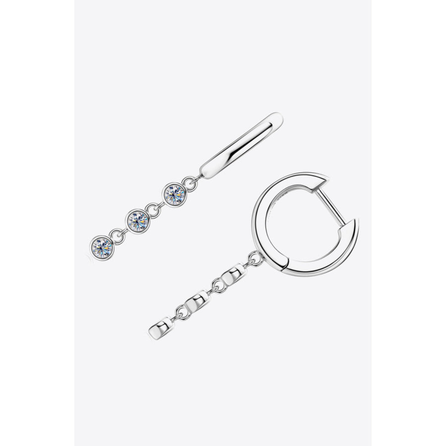 Moissanite Decor 925 Sterling Silver Earrings