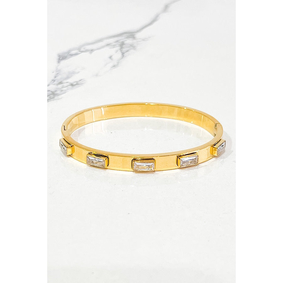 Natural Elements Gold Studded Bangle Bracelet WS 630 Jewelry