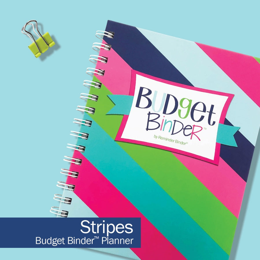 NEW! Budgeting Bundle | Budget Binder™ Planner + Accessories Stripes Bundle