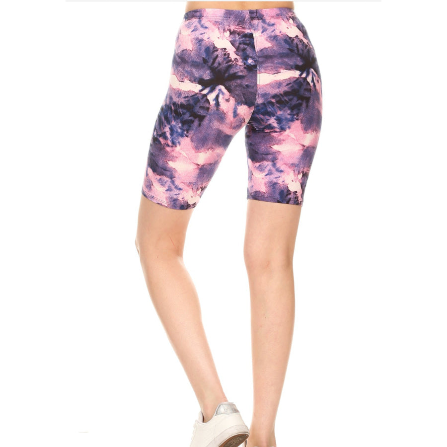 NEW Buttery Soft Fun Print Bike Shorts - Purple Passion Shorts