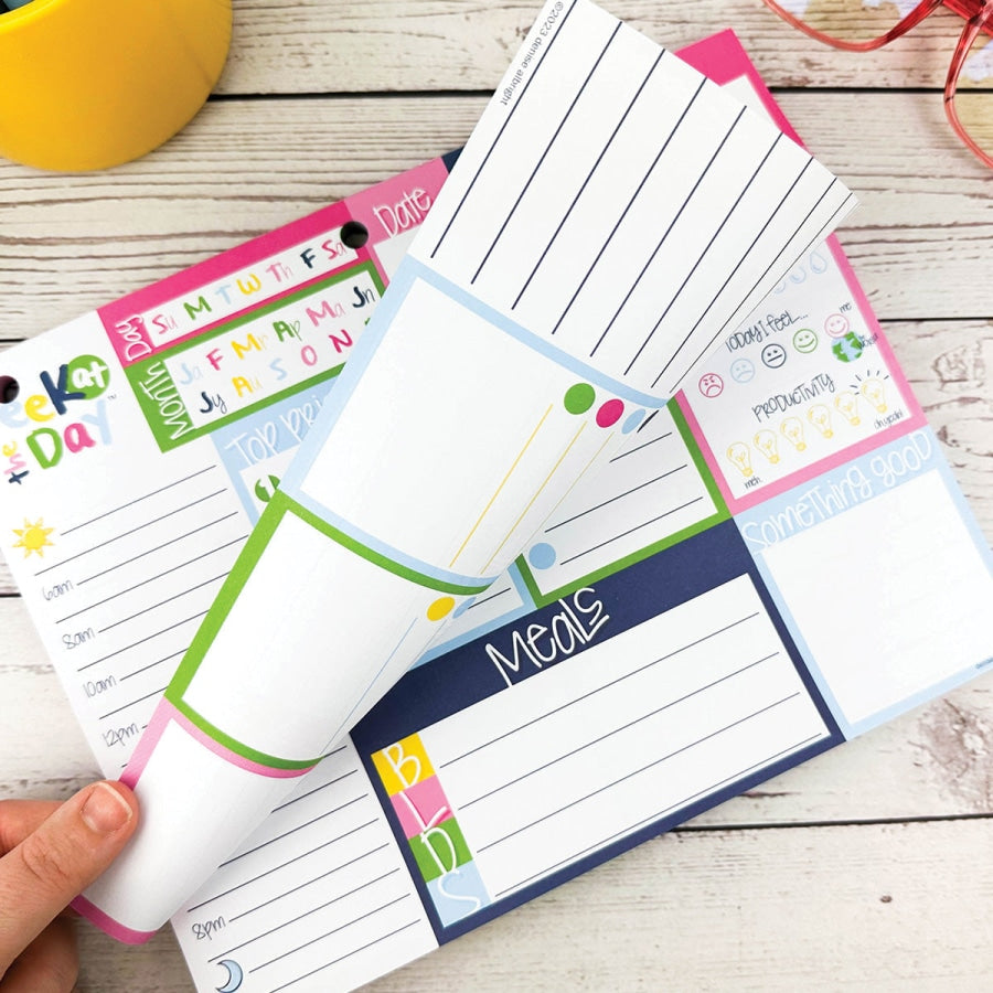 NEW! Peek at the Day™ Daily Planner Pad | All Bright &amp; Cheery Pads