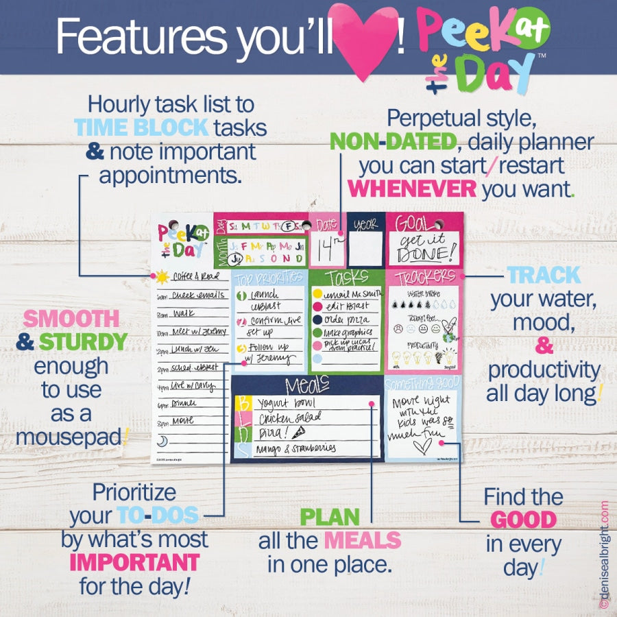NEW! Plan Your Way Bundle | Daily &amp; Weekly Planner Pads Pads