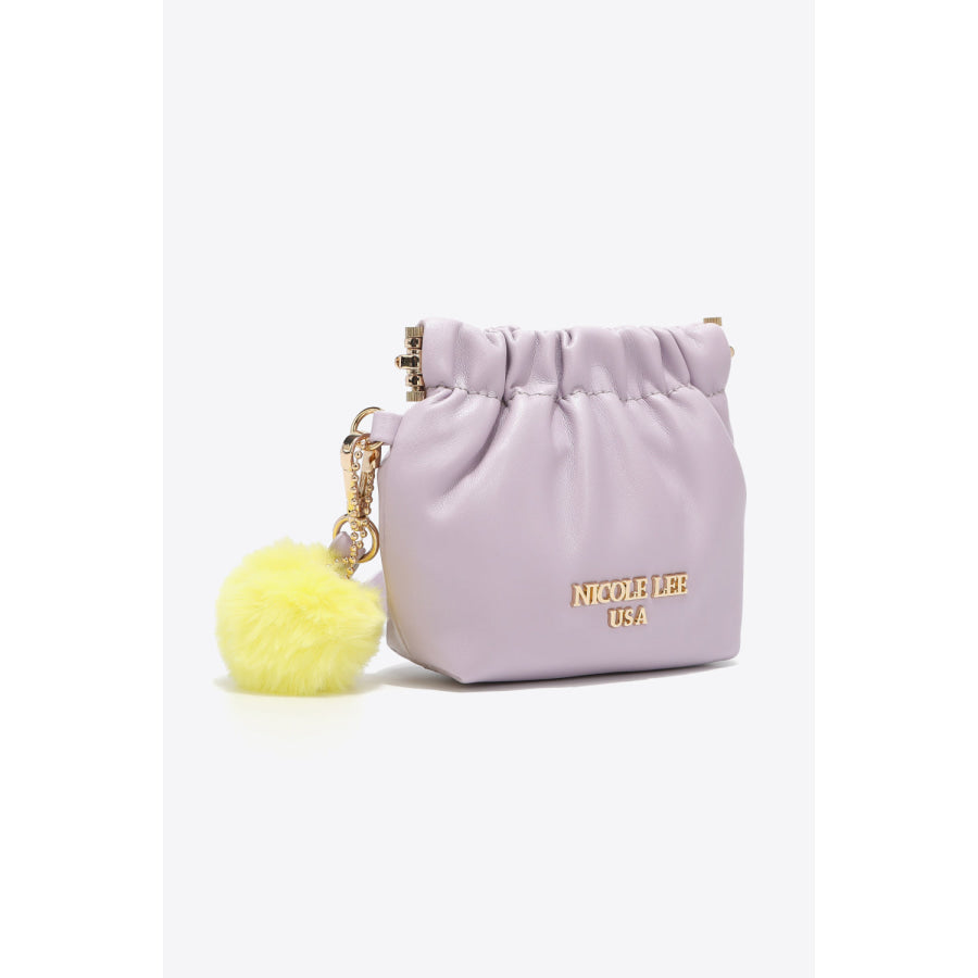 Nicole Lee USA Faux Leather Pouch