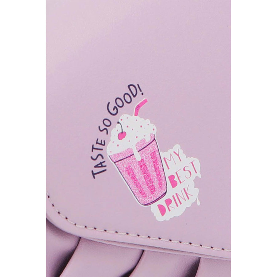 Nicole Lee USA Graphic Crossbody Bag Apparel and Accessories