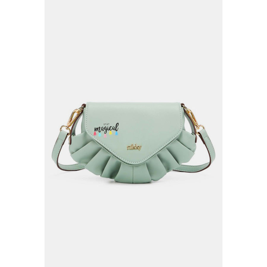 Nicole Lee USA Graphic Crossbody Bag Candy Mint / One Size Apparel and Accessories