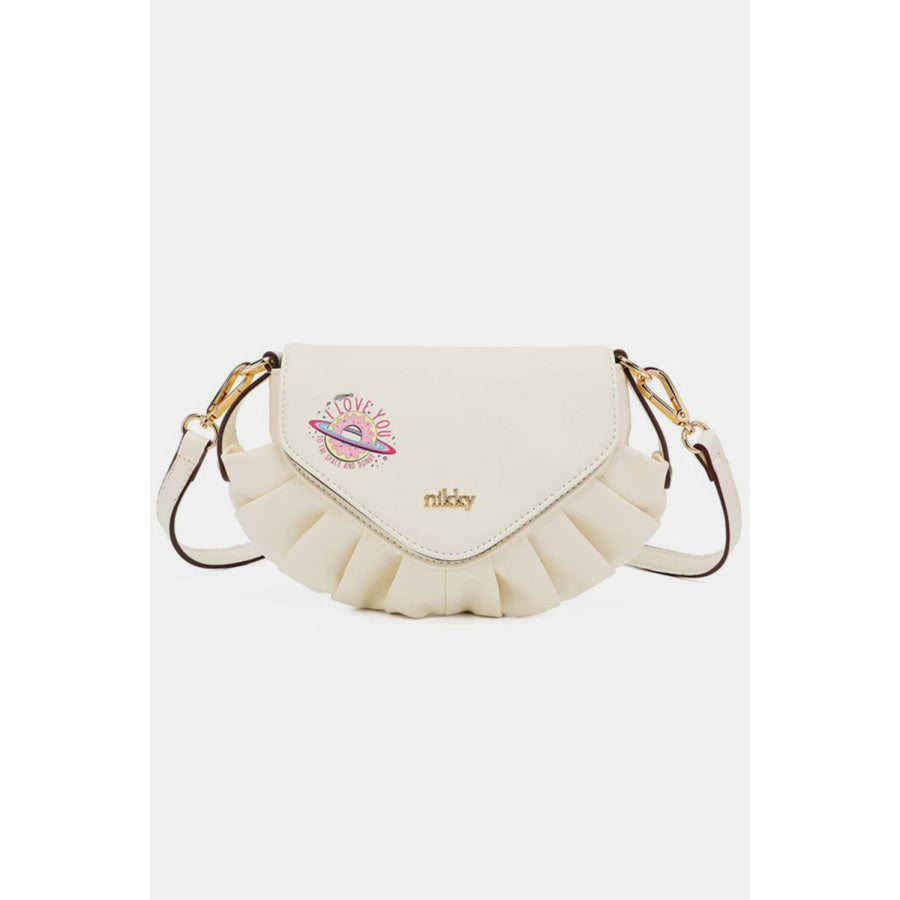 Nicole Lee USA Graphic Crossbody Bag White / One Size Apparel and Accessories