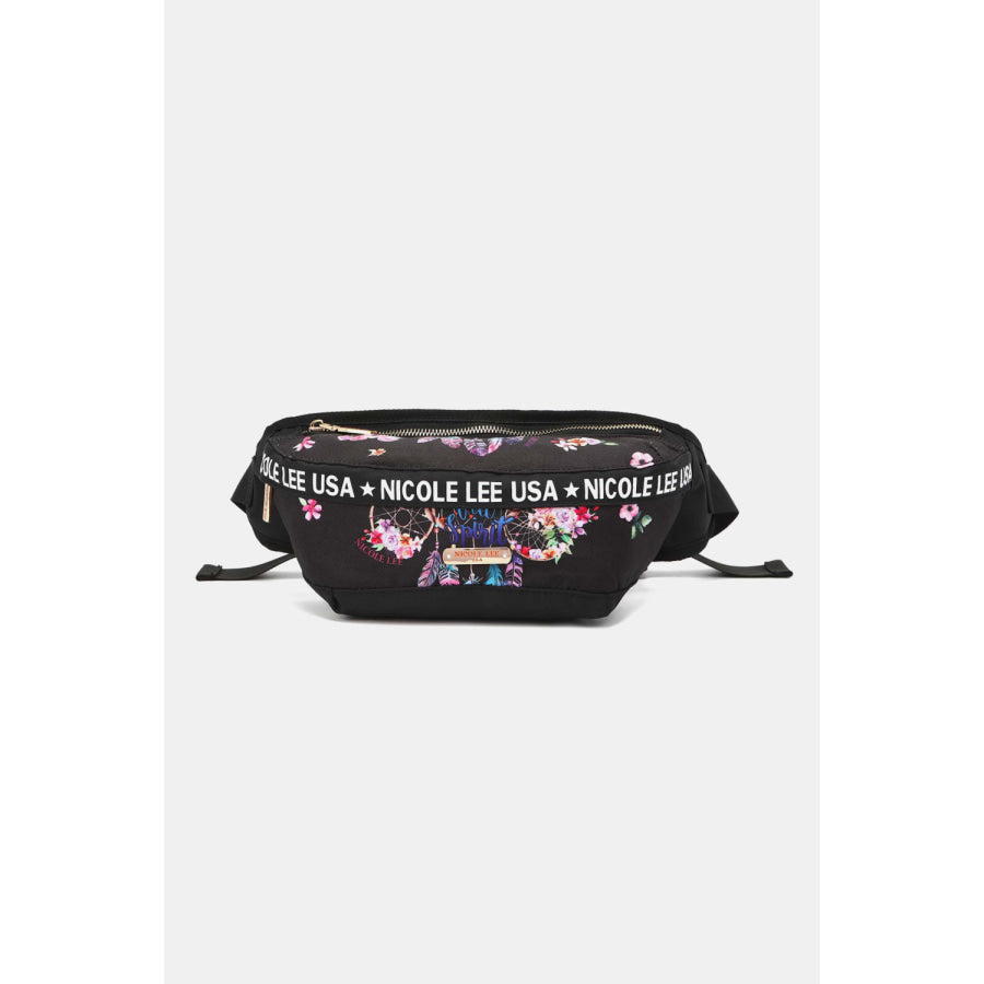 Nicole Lee USA Logo Fanny Pack Dream Of All Colors / One Size Apparel and Accessories