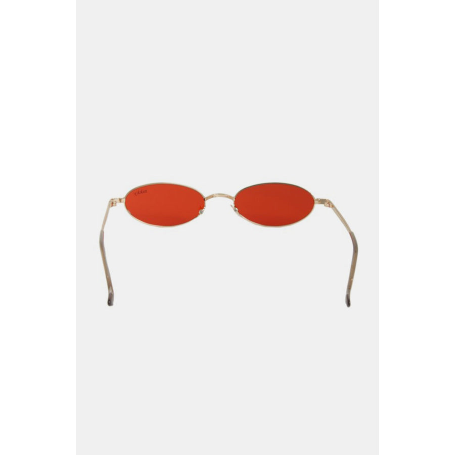 Nicole Lee USA Metal Frame Finley Oval Sunglasses Apparel and Accessories