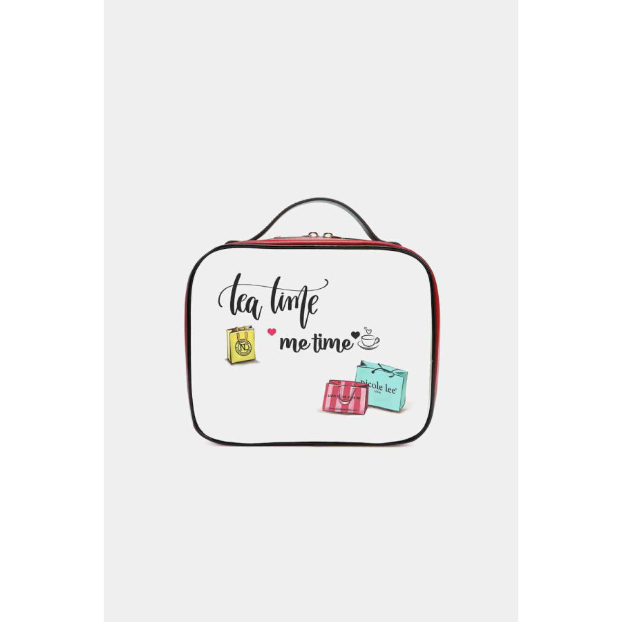 Nicole Lee USA Printed Handbag with Three Pouches Handbags