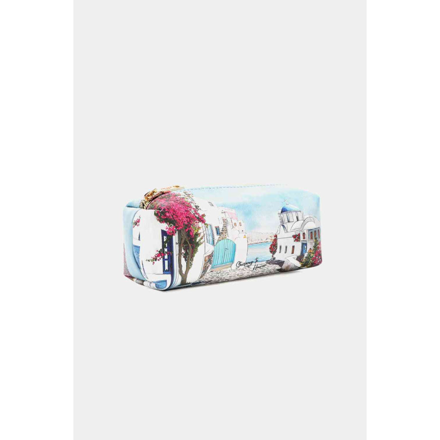 Nicole Lee USA Printed Handbag with Three Pouches Handbags