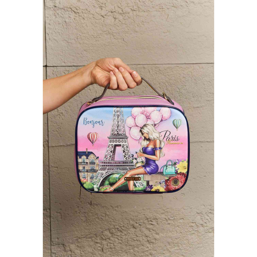 Nicole Lee USA Printed Handbag with Three Pouches Handbags