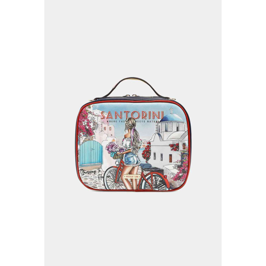 Nicole Lee USA Printed Handbag with Three Pouches Stairway To Heaven / One Size Handbags