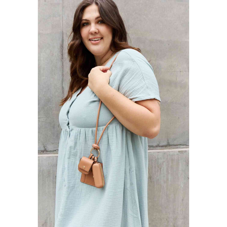 Nicole Lee USA Vegan Leather 3-Piece Lanyard Set Brown / One Size Handbags