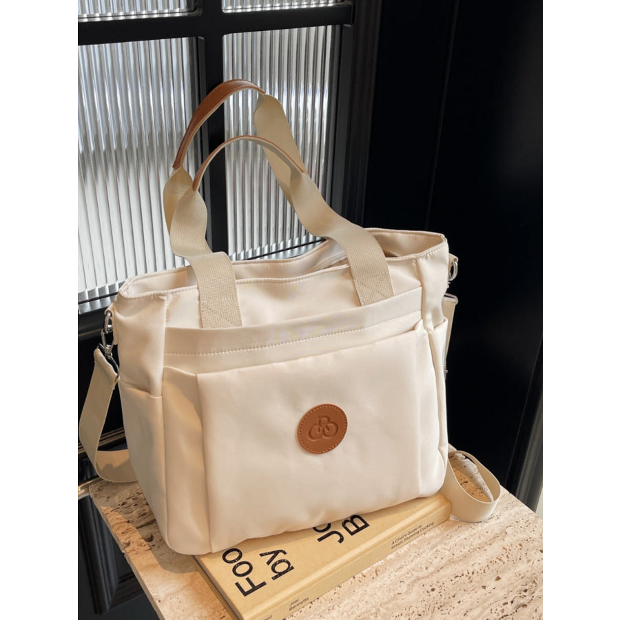 Nylon Solid Color Tote Bag Apparel and Accessories