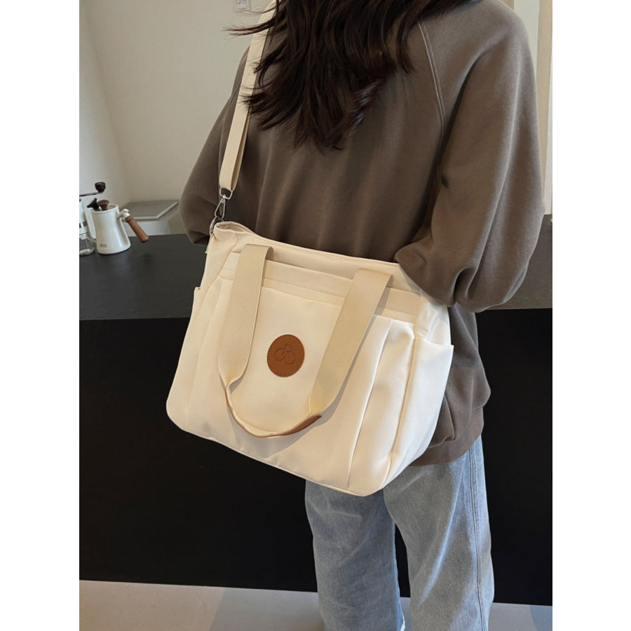 Nylon Solid Color Tote Bag Apparel and Accessories