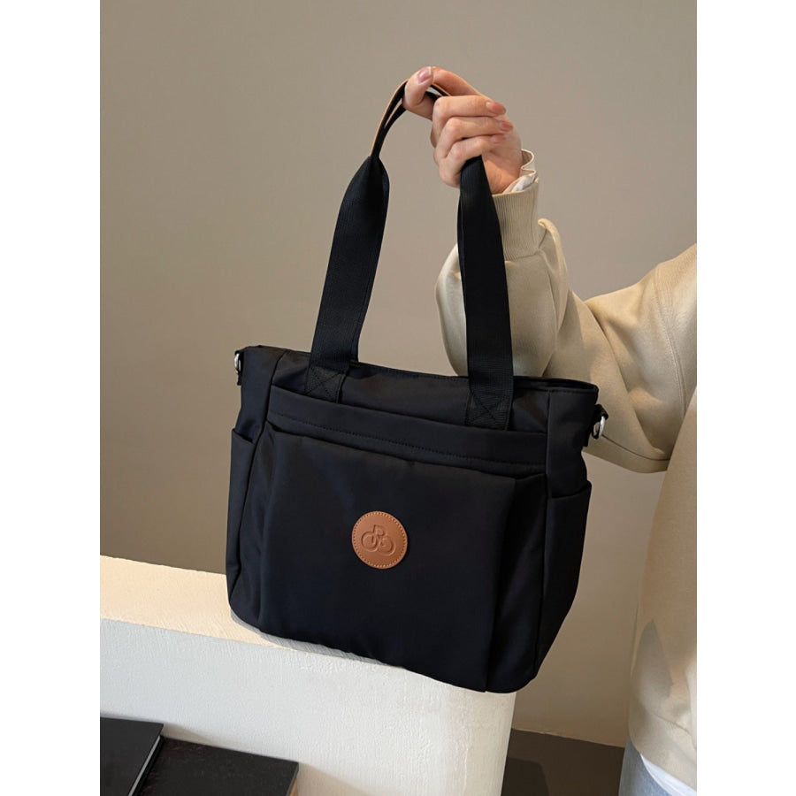 Nylon Solid Color Tote Bag Apparel and Accessories