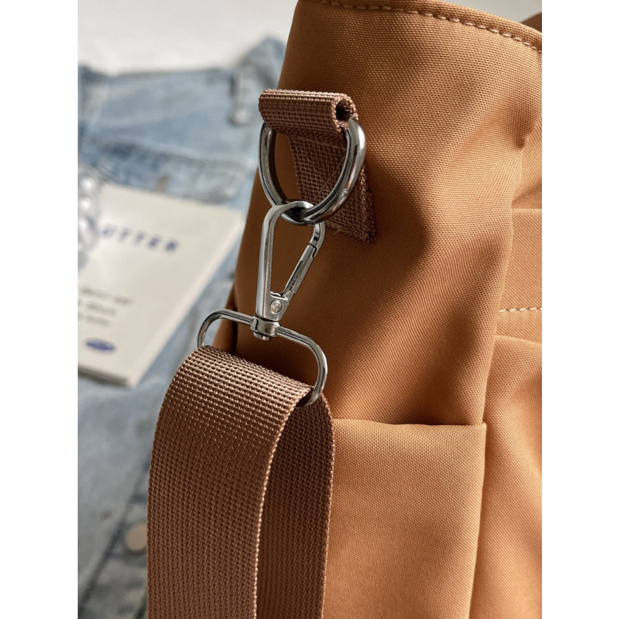 Nylon Solid Color Tote Bag Apparel and Accessories