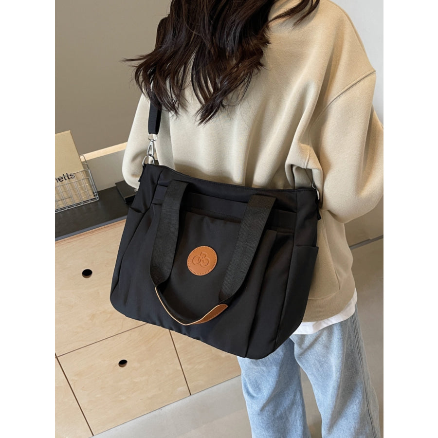 Nylon Solid Color Tote Bag Apparel and Accessories