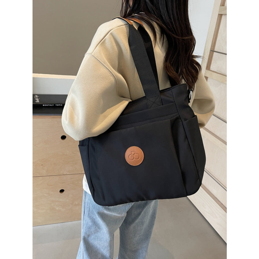 Nylon Solid Color Tote Bag Apparel and Accessories
