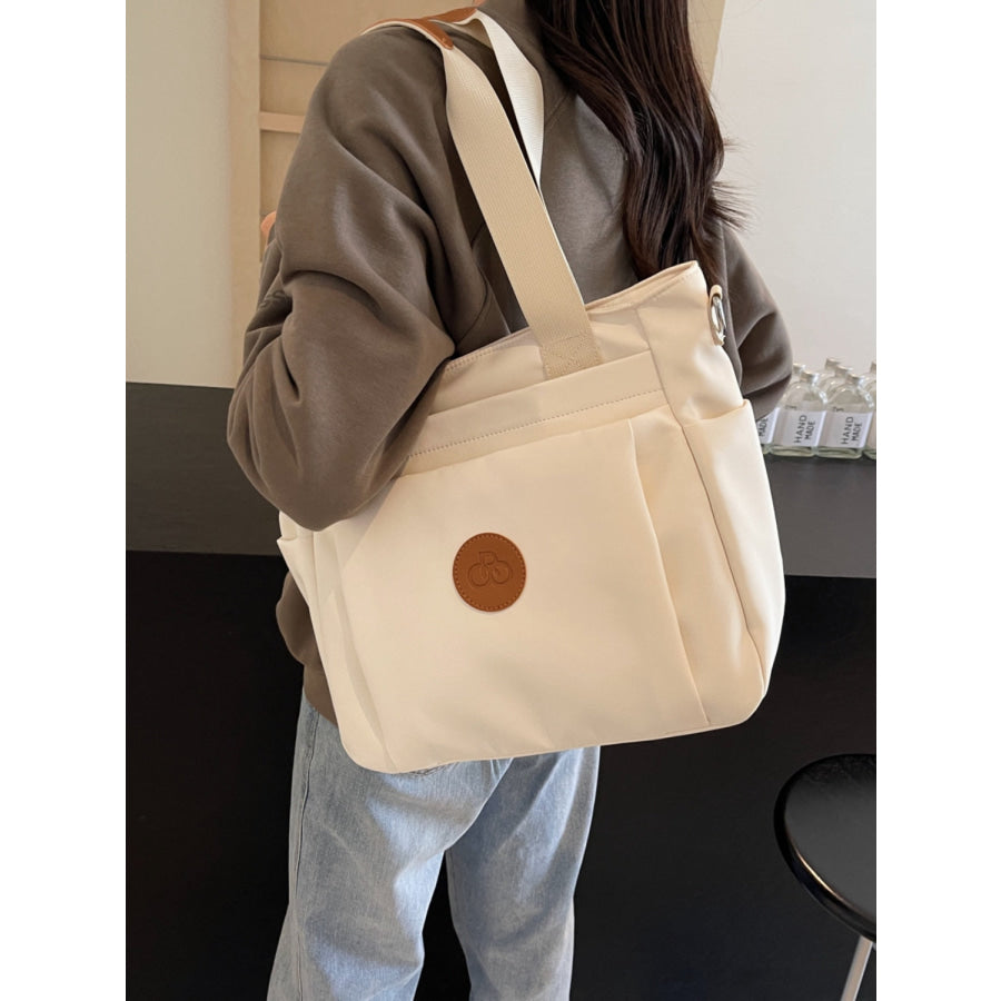 Nylon Solid Color Tote Bag Apparel and Accessories