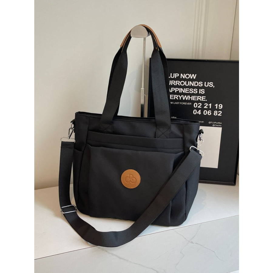 Nylon Solid Color Tote Bag Apparel and Accessories