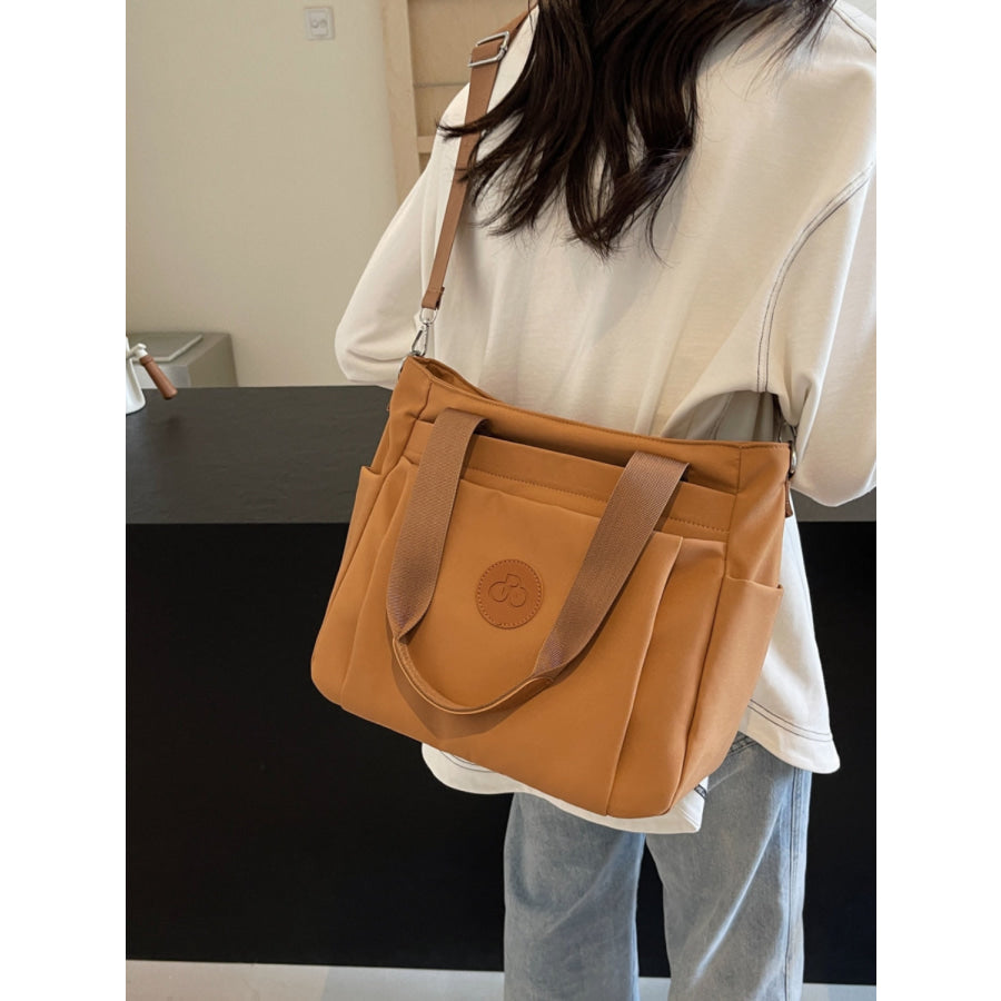 Nylon Solid Color Tote Bag Apparel and Accessories