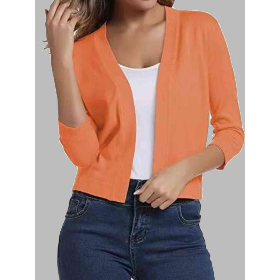 Open Front Cardigan Sherbet / S