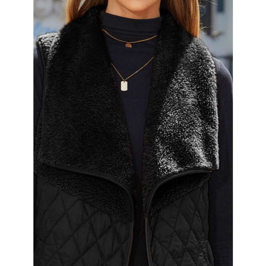 Open Front Collared Vest