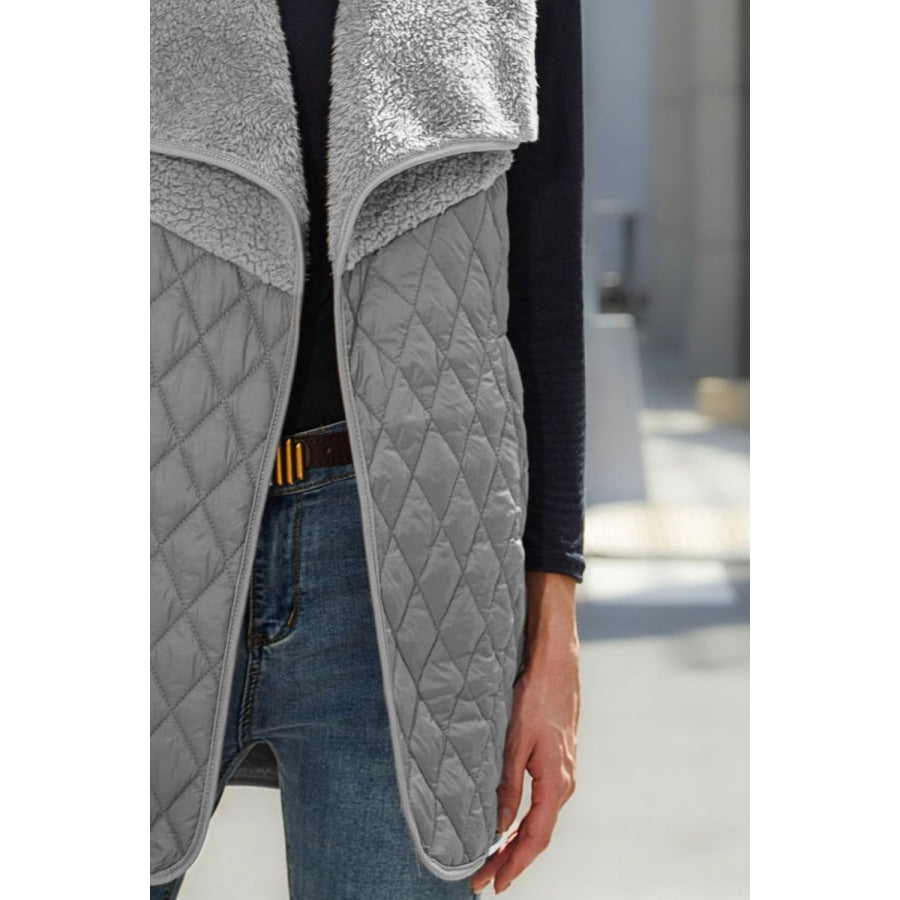 Open Front Collared Vest