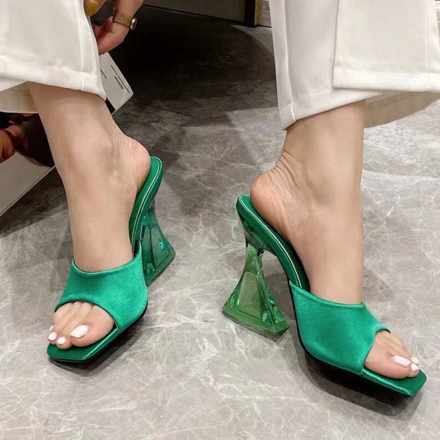 Open Toe High Heel Sandals Apparel and Accessories
