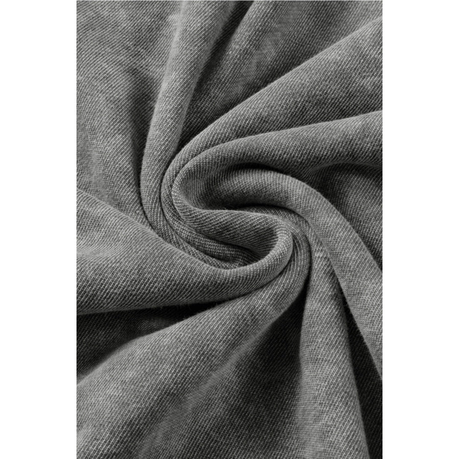 Orchid Petal Mineral Wash Drop Sleeve Patchwork Plus Tee Plus Size/Plus Size Tops/Plus Size Tops & Tees