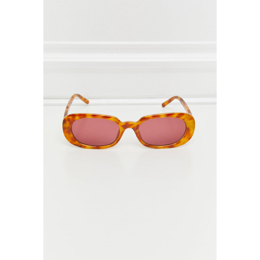 Oval Full Rim Sunglasses