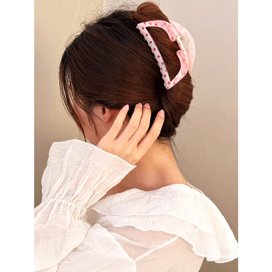 PC Polka Dot Hair Claw Clip Apparel and Accessories